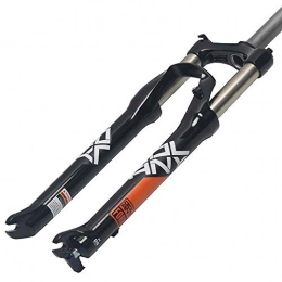 Waui Mountain Bike Fork Waui MTB Oil Pressure Forks Bicycle Suspension Fork Pneumatic Damping Adjustment Aluminum Alloy 26 / 27.5 / 29 inch (Color : Black / orange, Size : 29)