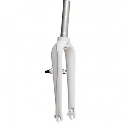 Waui Mountain Bike Fork Waui Suspension Fork 20 Inch Folding Car Fork Aluminum Alloy Hydraulic One-piece Molding (Color : White)