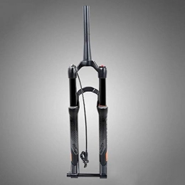 Waui Mountain Bike Fork Waui Wire Control Fork 27.5 / 29 Suspension Fork, Magnesium Alloy Rear Axle Black Inner Tube Bucket Shaft Downhill Shock (Size : White)