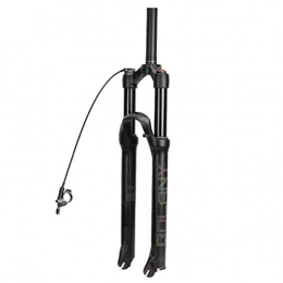 WBDZ Spares WBDZ Mountain bike fork 26 27.5 29 Inch MTB Suspension Fork, Travel 100mm Damping Adjustment AIR Pneumatic System Aluminum Alloy Tube MatteCompact Storage, Easy Clean