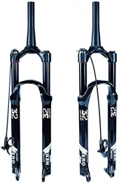 WBXNB Spares WBXNB Bicycle suspension forks, mountain bike suspension forks, conical tube 26 27.5 29 Air suspension fork, spring travel 120 mm rebound stage Mountain bike front forks Bicycle suspension forks
