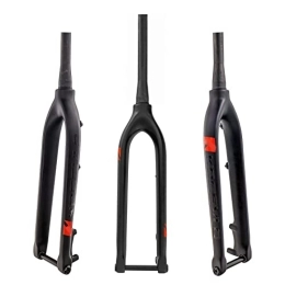 WDNMDY Mountain Bike Fork WDNMDY 29 InchCarbon MTB Bike Forks, Full carbon thru-axle fork, Thru Axle 15X100mm, 28.6mm Tapered Tube Superlight Mountain Bike Front Forks
