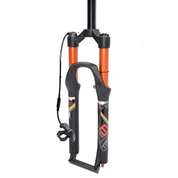 WEHQ Mountain Bike Fork WEHQ Suspension Fork Bike, Air Spring MTB Bike Suspension Fork 26 / 27.5 / 29 Inch Disc Brake Straight Tube 1-1 / 8" Travel 120mm Remote Lock Axle 9mmQR Bicycle