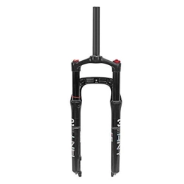 WEHQ Mountain Bike Fork WEHQ Suspension Fork Bike, Bicycle Front Fork Fat Tire Bike Forks Magnesium Aluminum Alloy Air Gas Shock Absorber 135mm 26inch 4.0" Bicycle Part