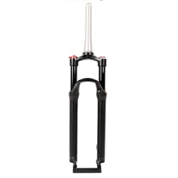 WEHQ Spares WEHQ Suspension Fork Bike, MTB Bike Air Fork 26 / 27.5 / 29 Inch Double Air Chamber Fork Bicycle Shock Absorber ABS Lock 1-1 / 8" QR Disc Brake