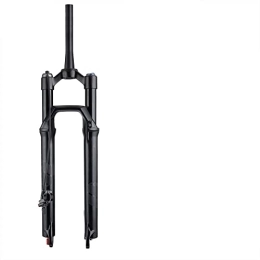 WENZI9DU Bike Fork Solo Air with Rebound Damping MTB Front Suspension 34MM 27.5/29Inch Straight/Tapered RL/LO Bicycle QuickRelease (Color : 29Tapered Remote)