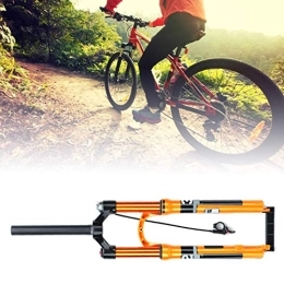 SUCIE Mountain Bike Fork Wire Control Front Fork, Strong Rigidity Lightweight Good Locking Control Air Front Fork for 26In Mountain Bike for Rebound Adjustment
