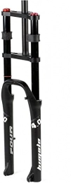 WLJBD Mountain Bike Fork WLJBD BMX E-Bike Suspension Fork, 26x4.0 Inch Fat Forks MTB / ATV Bicycle Air Forks Disc Brake Damping Adjustment 160mm Travel QR (Color : A, Size : 26inch) (Color : B, Size : 26inch)