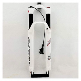 WULE-RYP Spares WULE-RYP 26" 27.5" 29 Inch Bicycle Fork MTB Mountain Bike Suspension Fork Air Damping Front Fork Remote And Manual Control HL RL (Color : 29RL gloss white)
