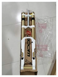 WULE-RYP Spares WULE-RYP Bike Fork 680DH Downhill MTB Mountain Suspension Fork 26 Damping black white gold golden RA fork (Color : 680DH white)