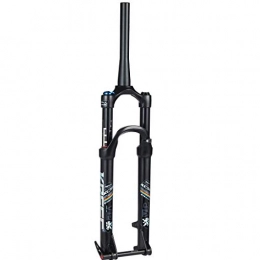 WWL Spares WWL 26 / 27.5 / 29 Inch Suspension Fork 120 Mm MTB Mountain Bike Fork For Bicycle Locked Up Inner Tube Suspension (Color : Black, Size : 29)