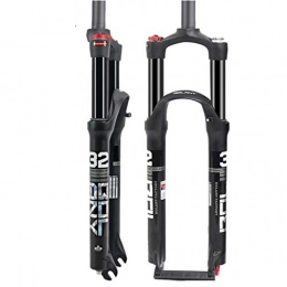 WWL Mountain Bike Fork WWL Suspension Fork Bicycle MTB Fork Carbon Steerer Tube Suspension MTB Mountain Bike Fork For Bicycle 26 / 27.5 / 29 Inch Shock Absorber Stroke 100 Mm (Size : 26 inches)