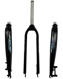 WXX Spares WXX 26 / 27.5 / 29 Inch Bicycle Hard Fork 700C Mountain Bike Straight Tube Aluminum Alloy Front Fork Pure Disc Brake for Bicycle Accessories, matte black, 27.5 inch