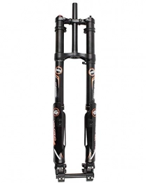 WXX Mountain Bike Fork WXX 26 / 27.5 / 29 Inch Mountain Bike Downhill Front Fork Double Shoulder Control Bicycle Shock Absorber Adjustment Fork Stroke 203Mm, 29 inch