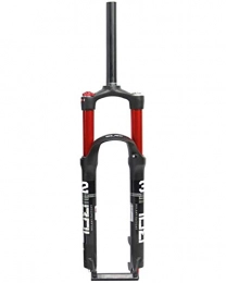 WXX Mountain Bike Fork WXX Aluminum Alloy Mountain Bike Fork 26 / 27.5 / 29 Inch Dual Air Chamber Suspension Front Fork Air Fork Shoulder Control Bike Front Fork, Red, 26 inch