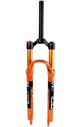 WYJW Spares WYJW 26 / 27.5 / 29 Inc MTB Bicycle Suspension Fork Straight Tube QR 9mm Manual Lockout And Remote Lockout Aluminum Alloy Mountain Bike Front Forks