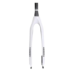 WYJW Spares WYJW 28.6 Tapered Tube Full Carbon Fiber Mountain Bike Rigid Fork, 26 / 27.5 / 29Er Ultra Light Threadless Bicycle Front, 27.5”white