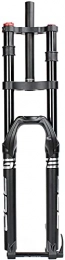 WYJW Mountain Bike Fork WYJW Mountain Bike Downhill Air Front Fork 27.5 29 Inch, Double Shoulder, MTB DH Disc Brake Suspension Forks Axle 15x100mm