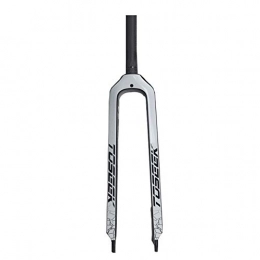 Wz Mountain Bike Fork WZ 1-1 / 8" Bicycle Fork, MTB Cycling Forks Carbon Fiber Ultralight Road Bike Fixed Fork 28.6mm Compatible 26" 27.5" 29" Weight: 530g 15g (Color : A, Size : 29inch)