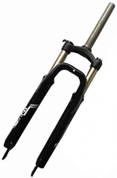XGJ Mountain Bike Fork XGJ Iron Bold Lightweight Mountain Bike Suspension Bicycle Shock Absorber Forks, Rebound Adjust Straight Tube Double Shoulder Control Travel:80mm MTB Front Fork 26Inch (Color : 26 Inch|black)