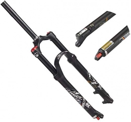 XGJ Spares XGJ TK 26 Inch 27.5" 1-1 / 8" Bike MTB Mountain Suspension Forks Damping Adjustment Unisex's Travel:100mm Air Fork, 26" / 27.5" / 29" Suspension Fork (Color : Black, Size : 26IN)