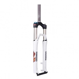 XIAOL Spares XIAOL Mountain Cycling Suspension Fork 26inch MTB Shock Absorber Road Bike Fork Manual Lockout 1-1 / 8" Travel:100mm, White