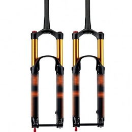 XINXI-YW Mountain Bike Fork XINXI-YW 27.5Inch / 29Inch Mountain Bike Shock Absorber Air Fork Road Bike Front Fork Rabbit Adjustable Air Fork for Bike (Color : Golden, Size : 29inch)