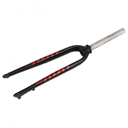 XINXI-YW Spares XINXI-YW Bicycle Hard Fork 27.5 Inch Mountain Bike Hard Fork 29 Inch Ultra Light Aluminum Alloy Front Fork for Bike (Color : Black-red (26 / 27.5 / 29 inch))
