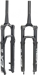 XKCCHW Mountain Bike Fork XKCCHW 26 / 27.5 / 29 inch MTB bicycle shock absorbing fork, tension adjustment straight tube 28.6 mm Qr 9 mm suspension travel 120 mm fork for bicycle accessories manual B-29 inch