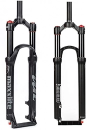 XKCCHW Mountain Bike Fork XKCCHW Downhill Mtb Air Fork Front Fork 26 / 27.5 / 29 Inch Magnesium Alloy Straight Tube (Shoulder Control) Air Suspension Fork 160 Mm Travel Provides A Cushioning Experience