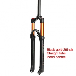 xldiannaojyb Spares xldiannaojyb MTB Bicycle Air Fork Suspension Rebound Adjustment 26 / 27.5 / 29 Lock Straight Tapered Mountain Fork For Bike Accessories (Color : Chocolate)