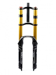 XMcKJ Mountain Bike Fork XMcKJ Bike Suspension Forks Mountain Bike Downhill Fork 26 27.5 29inch Hydraulic Suspension Fork Rappelling Bicycle Oil Fork With Damping Discbrake DH / AM / FR 1-1 / 8" 1-1 / 2" QR Travel 135mm