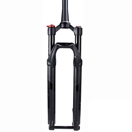 XQHD Mountain Bike Fork XQHD Mountain Bike Front Forks Travel 130mm, Mtb Suspension Fork Damping Air Pressure Shock Absorber 28.6mm Tapered Tube, Shouldercontrol-27.5in