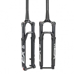 XRDSHY Spares XRDSHY Mountain Bike MTB Air Suspension Front Fork 26 / 27.5 / 29 Inch 120mm Travel, Damping Rebound Ultralight Alloy Straight / Tapered Tube Bicycle Forks QR 100MM, tapered pipe 1-27.5in