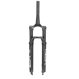 XYSQ Mountain Bike Fork XYSQ 26 / 27.5 / 29 Inch Mountain Bike Front Forks Air Travel 120mm Disc Brake Cycling Accessories Shoulder Control Damping Adjustment (Color : Cone tube, Size : 27.5inch)