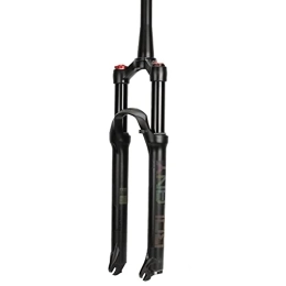 XYSQ Mountain Bike Fork XYSQ 26 27.5 29 Inch Mountain Bike Front Suspension Fork Air Damping Rebound Adjustment Travel 120mm QR 9mm Disc Brake Cone Tube (Color : Shoulder control, Size : 27.5inch)