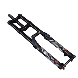 XYSQ Mountain Bike Fork XYSQ Bicycle Front Fork 27.5 / 29 Inch Mountain Bike Air Travel 120mm Barrel Shaft 15mm Damping Adjustment Disc Brake Cycling Accessories (Size : 27.5 inch)