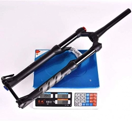 XZ Mountain Bike Fork XZ High Quality 27.5" Suspension Fork Aluminum Alloy Disc Brake Damping Adjustment Cone Tube Bucket Shaft Remote Control Shock Absorber Fork, A, 29