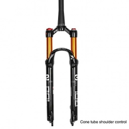 YANYUN Spares YANYUN MTB Bike Suspension Fork 26" 27.5" 29" Air Remote Lock Aluminum Alloy Travel 100mm Disc V-type 1-1 / 8" Suitable For Long Distance Cycling, Conetubeshouldercontrol-26inch