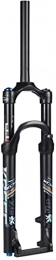 YBNB Spares YBNB 29 Mtb Suspension Fork, Mountain Bike Aluminum Alloy Tapered Disc Brake Damping Adjustment Travel 100Mm Black 1-1 / 8"Bicycle Parts (Size: 29Inch)