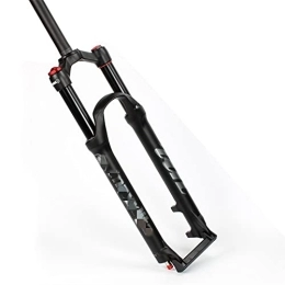YFFSWSRY Spares YFFSWSRY Mountain Front Fork 26 / 27.5 / 29 inch Mountain Bicycle Suspension Fork, 120mm Travel Straight Steerer Front Fork Air Supension Front Fork (Color : Black, Size : 29 inch)