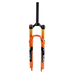 YFFSWSRY Mountain Bike Fork YFFSWSRY Mountain Front Fork 26 / 27.5 / 29 Inch MTB Bicycle Air Suspension Fork Straight Steerer Front Fork Orange Air Supension Front Fork (Color : Orange, Size : 29 inch)