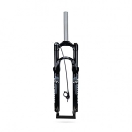 YFFSWSRY Spares YFFSWSRY Mountain Front Fork 26 / 27.5 / 29 inch MTB Bicycle Suspension Fork, 100mm Travel Straight Steerer Air Supension Front Fork (Color : Gray, Size : 26 inch)