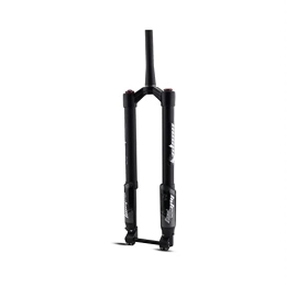 YFFSWSRY Mountain Bike Fork YFFSWSRY Mountain Front Fork 27.5 inch MTB Bicycle Suspension Air Fork Tapered Steerer, Mountain Bike Accessories Air Supension Front Fork (Color : Black, Size : 27.5inch)