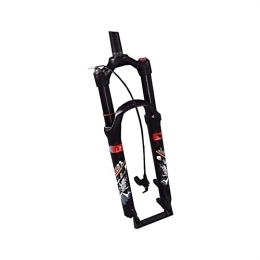 YFFSWSRY Mountain Bike Fork YFFSWSRY Mountain Front Fork 27.5 inch MTB Bicycle Suspension Forks, Straight Steerer Front Fork Air Supension Front Fork (Color : Black, Size : 27.5 inch)