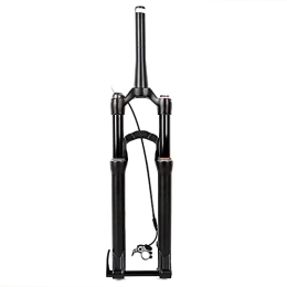 YGB Mountain Bike Fork YGB Bicycle Fork Suspension Fork Bicycle Clarinet Bucket Shaft Gas Fork Mountain Bike Air Pressure Suspension Wire Control Fork 27.5 / 29 Inch Bicycle Front Fork