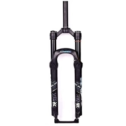 YGB Mountain Bike Fork YGB Bicycle Fork Suspension Fork Suspension Mountain Bike Bicycle MTB Fork Carbon Steerer Tube+Crown Remote Lock Out 26" Bicycle Front Fork