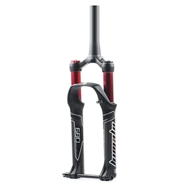 YGB Mountain Bike Fork YGB Durable Fat Tire Front Suspension Fork MTB Bike Suspension Forks 26 27.5 29 Inch Bicycle Air Shock Absorber Tapered Tube 39.8mm Axle 15mm Travel 120mm Mountain Bike Fork