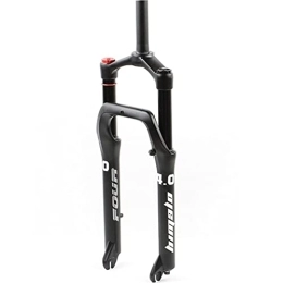 YGB Mountain Bike Fork YGB Durable Suspension Fork Mountain Bike Fork Shock Absorber Forks Air Fork 24 Inches 4.0 Fat Tire SUV 135MM Aluminum Alloy Black Bicycle Front Fork