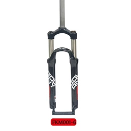 YING-pinghu Mountain Bike Fork YING-pinghu Bike Front Fork Bicycle Components Mountain bike fork 26 inch 27.5 inch aluminum alloy suspension fork mechanical fork (Color : Black / Red Standard, Size : 26)